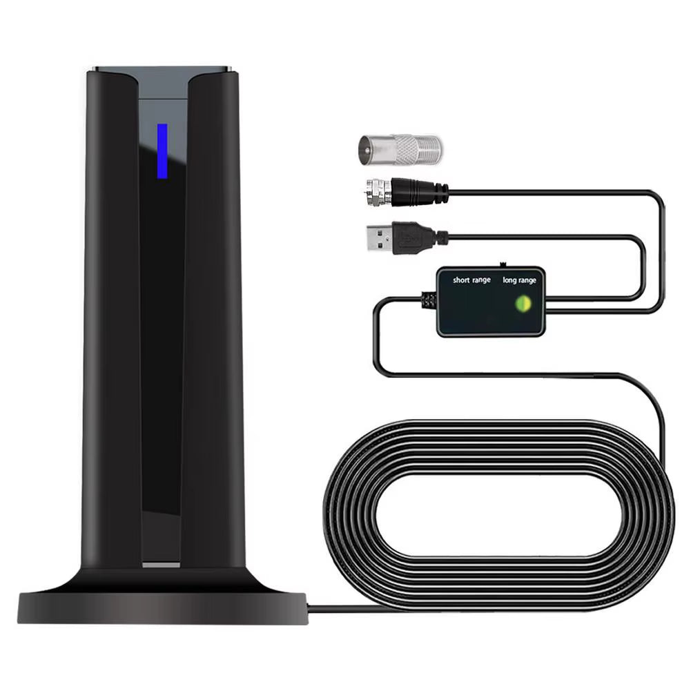 Smart TV Indoor HD Digital TV Antenna Receiving Distance Signal Amplifier Supports 4K 1080P High-Definition Mini Antenna