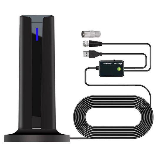 Smart TV Indoor HD Digital TV Antenna Receiving Distance Signal Amplifier Supports 4K 1080P High-Definition Mini Antenna