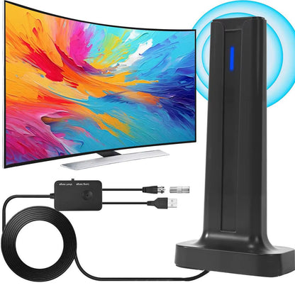 Smart TV Indoor HD Digital TV Antenna Receiving Distance Signal Amplifier Supports 4K 1080P High-Definition Mini Antenna